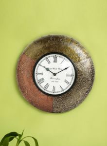 Multicoloured Printed Wall Clock