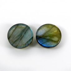 Fire Labradorite 14mm Round Cabochon