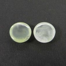 Prehnite 14mm Round Cabochon