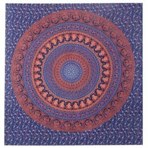 Double Mandala bed sheet Bohemian Tapestry