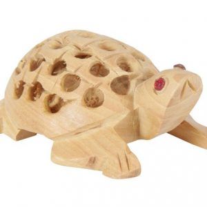 Wood Handmade Hand Carved Turtle