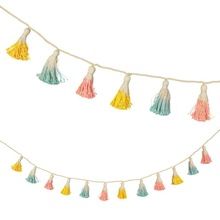 Pastel Wool Tassel Garland