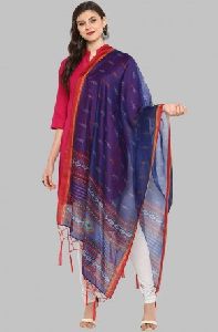 Multicolor Digital Print Poly Silk Dupatta