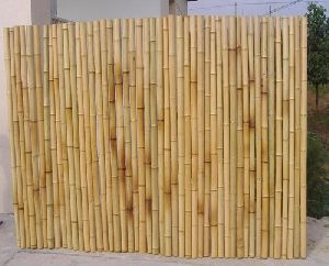 Rolled Bamboo Fence