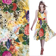 Custom made digital Print fashion fabric