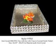 Iron Crystal Tray designer tray