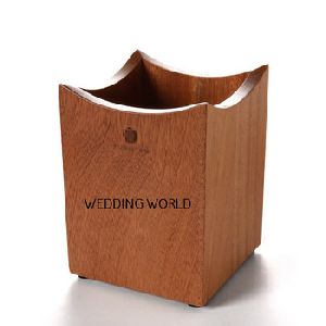 Acacia Wood Utensil Holder