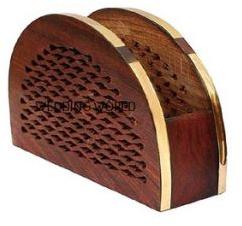 Antique wooden Napkin holder