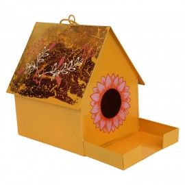 Wonderland Bird House with Feeder Rope