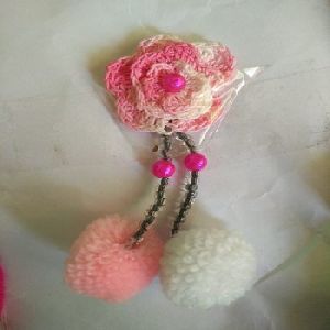 Crochet Flower Garment Trimming