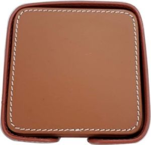 Leather Coaster Set