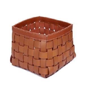 Soft Bread Basket made with Leather