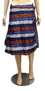 Ethnic Cotton Boho Hippie Gypsy Women\\\'s Short Wrap Around Skirt