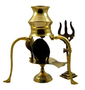 Orignal Brass Narmadeshwar Shivling Hindu Puja