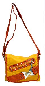 Yellow Color Women Shoulder Bag Faux Leather Satchel Cross Body Bag