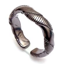 BLACK RHODIUM FASHION HANDMADE JEWELRY RING