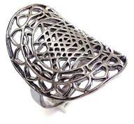 RHODIUM FASHION HANDMADE JEWELRY RING