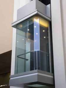 3 Glass Panel Capsule Elevator