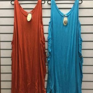 Boho Jersey Soft Pocket Tunic Dress I