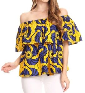 African wax print Top