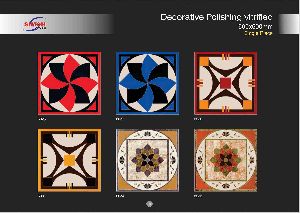 decorative polishing vitrified tiles