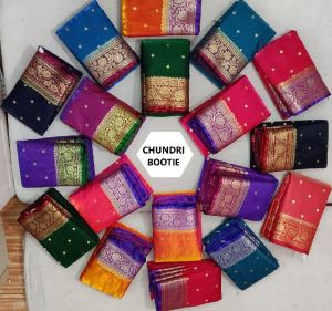 Chundri Bootie Nylon Silk Saree