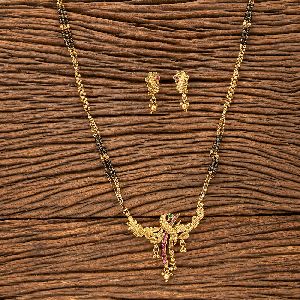 Antique Peacock Mangalsutra With Gold Plating