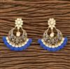 Kundan Chand Earring With Gold