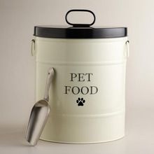 Galvanize Pet Food Canister