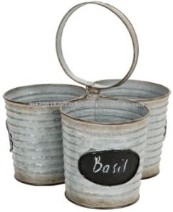 Galvanized Caddy Bucket