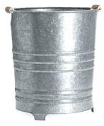 Galvanized Handmade Trash Can