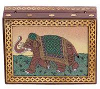 Gemstone Elephant Jewellery Box