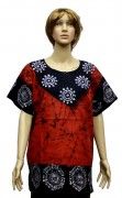 Cotton Womens Batik Printed Kurti