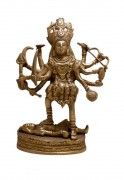Goddess Kali Brass Idol Sculpture Statue
