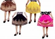 Rayon Embroidered skirt