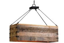 RECLAIMED WOOD CHANDELIERS