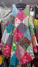 cotton patchwork printed ladies top
