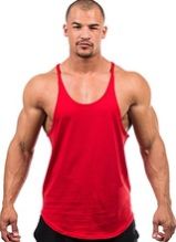 Custom Men Gym Plain Stringers