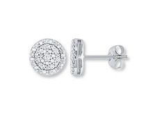 White Gold Earring with Diamonds Jewellery