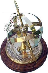 Brass Armillary Sphere Sundial