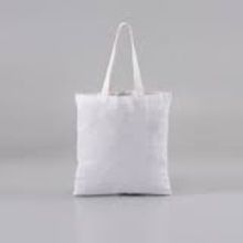 plain white calico bags