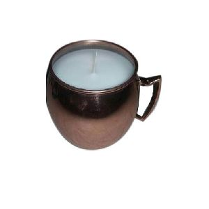 Brass Mule Mug Candle