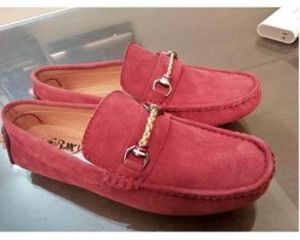 RED COLOR SUEDE LEATHER DAILY WEAR CASUAL LOAFER