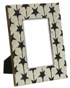 Wooden Star Design Photo Frame