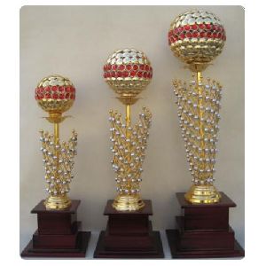 Designer Crystal Sports Trophy