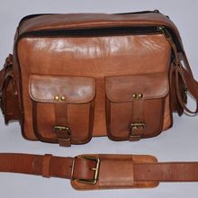 Goat leather camera bag