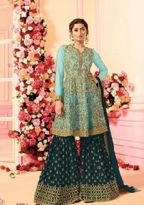 Bollywood style Dramatic color sarara suit