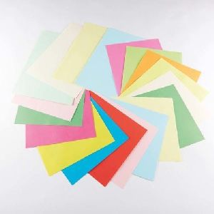 pastel coloured paper