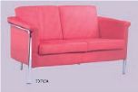 Sofa with Chrome Plated Frame
