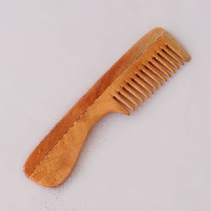 Neem Comb - Coarse Toothed with Handle